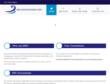 Tablet Screenshot of bfsaccountants.co.uk
